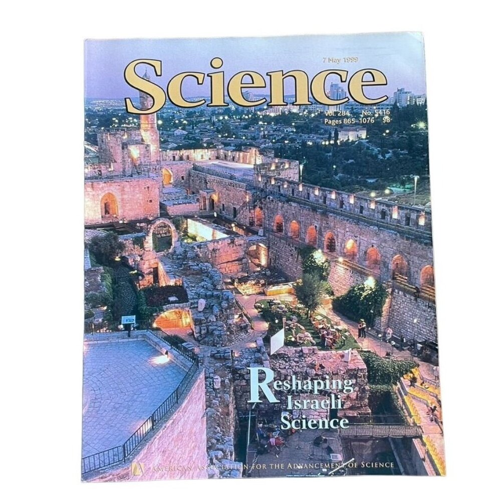 AAAS Science Magazine u Vol 284 No 5416 May 7 1999 Jerusalem Israel